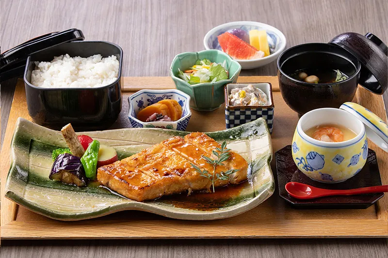 かじき鮪の照り焼き御膳