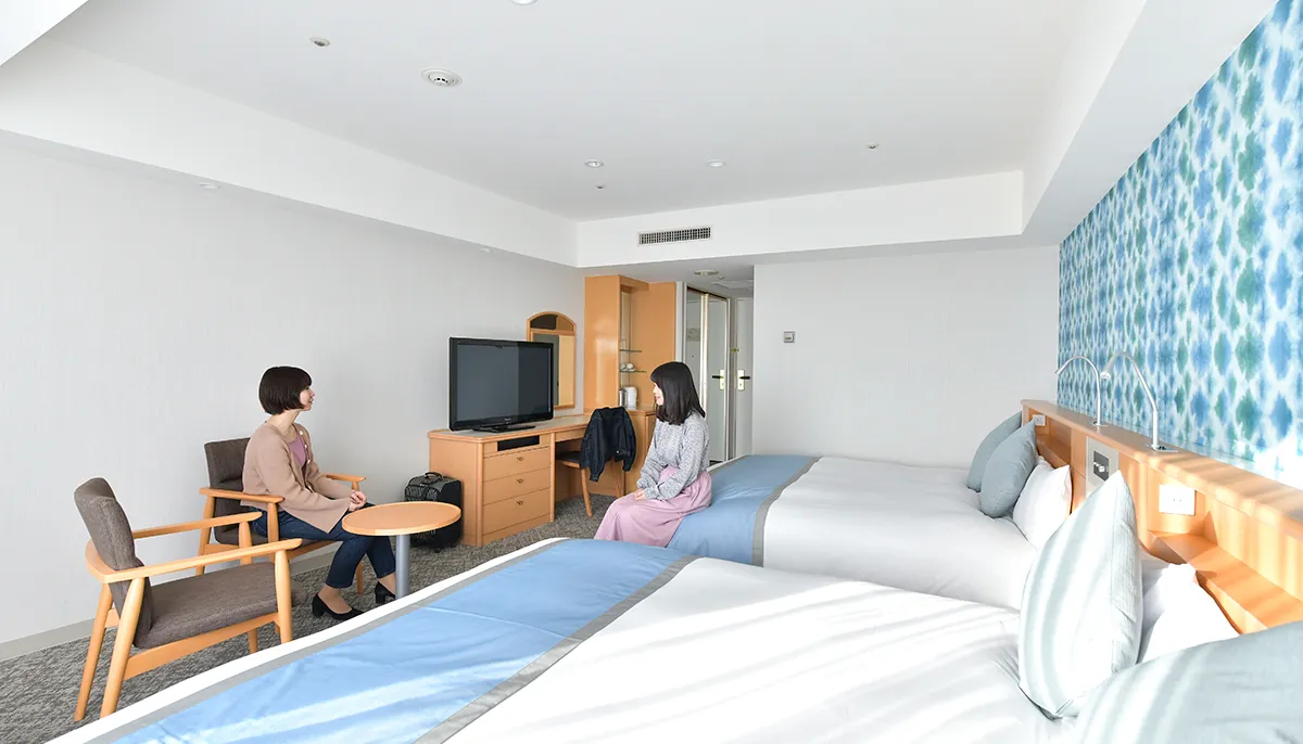 まずはお部屋へ
